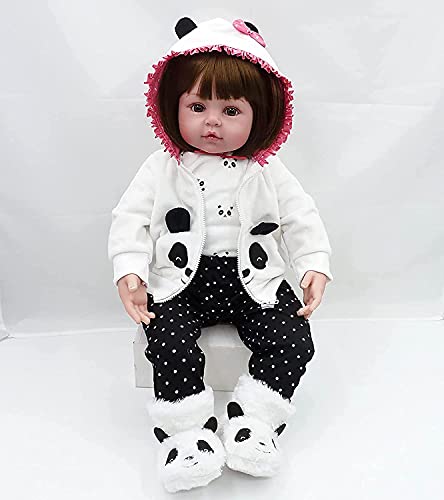 ZIYIUI Muñecas Reborn 20 Inch Silicona Bebes Reborn niñas Reales Recien Nacidos Toddler niño Realista Dolls Muñecos Reborn Originales Bebe Reborn Verdadero 50 cm