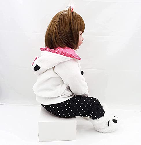 ZIYIUI Muñecas Reborn 20 Inch Silicona Bebes Reborn niñas Reales Recien Nacidos Toddler niño Realista Dolls Muñecos Reborn Originales Bebe Reborn Verdadero 50 cm