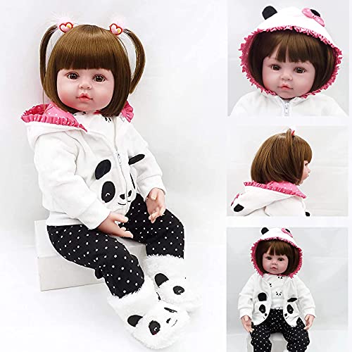 ZIYIUI Muñecas Reborn 20 Inch Silicona Bebes Reborn niñas Reales Recien Nacidos Toddler niño Realista Dolls Muñecos Reborn Originales Bebe Reborn Verdadero 50 cm