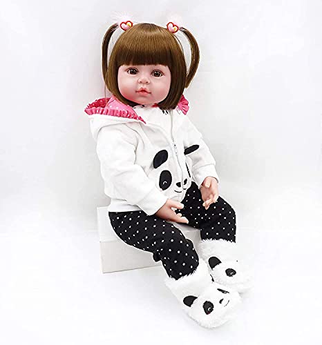 ZIYIUI Muñecas Reborn 20 Inch Silicona Bebes Reborn niñas Reales Recien Nacidos Toddler niño Realista Dolls Muñecos Reborn Originales Bebe Reborn Verdadero 50 cm