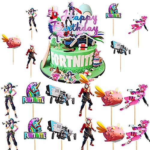 13 piezas de decoración para tartas de cumpleaños personalizadas, para niños, niñas, jóvenes, fiestas, cumpleaños, decoración para tartas