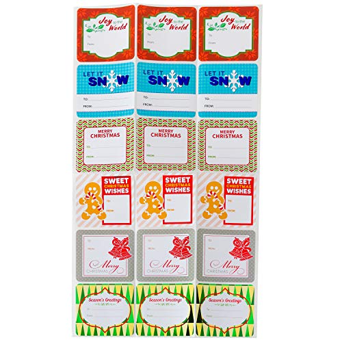 18 cajas de regalo de 14.2 x 9.5 x 2 pulgadas, caja de camisa con 18 etiquetas de regalo para Navidad, vacaciones, día del padre, cumpleaños