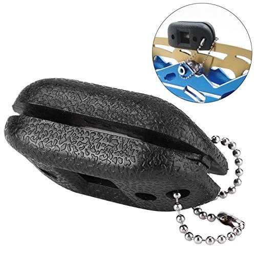 Afilador de cuchillas de hielo Afilador de cuchillas de patines de hielo portátil con llavero Afilador de patines de mano Herramienta de molienda de piedra de afilar de arena