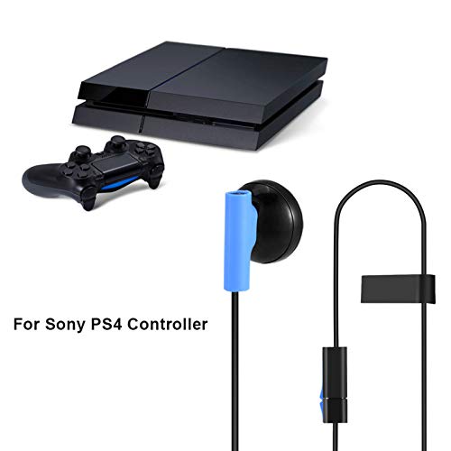 Auriculares para Juegos Auriculares Intrauditivos con Cable De 3,5 Mm Auriculares para Juegos con Micrófono Compatibles con El Controlador Sony Playstation 4 PS4
