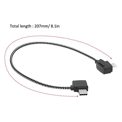 Cable de Datos del Controlador de 207 mm Tableta Tipo-C al Controlador Compatible con dji Mavic Mini RC Drone