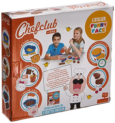 CHEFCLUB KIDS Juego de Cocina para niños, a Partir de 3 años, Color l'atelier barres chocolatés Funny Face (UPYAA 430459)