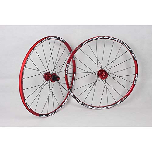 CHICTI 26 Pulgadas MTB Montaña Ruedas De Bicicleta, Ruedas De Ciclismo Freno De Disco 11 Velocidad Rodamientos Sellados Cubo Bicicleta Hibrida Turismo Deportes (Size : 26inch)