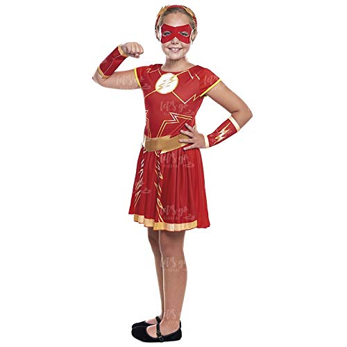Disfraz Heroína Fugaz Niña Disfraz Superhéroe Niña (Talla 3-4 años) (+ Tallas)