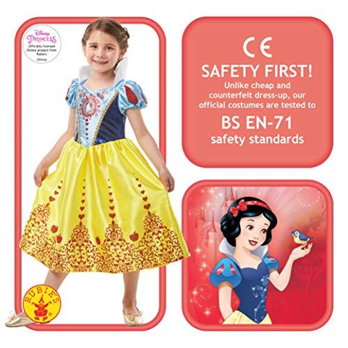 Disney Princess - Disfraz Blancanieves Classic Deluxe Inf, Multicolor, L (Rubies 640712-L)