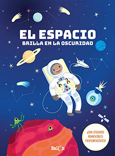 EL ESPACIO BRILLA EN LA OSCURIDAD (Brilla en la oscuridad - Stickers fosforescentes)