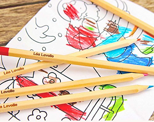 Estuche Personalizado Con El Nombre | Lápices De Colores Personalizados | Perfecto Para La Escuela