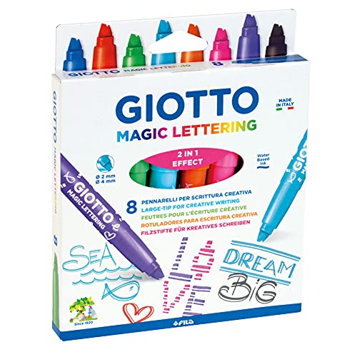 Giotto Magic Lettering. Est. 8 Uds.