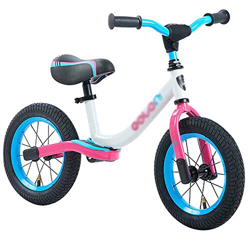 GJQDDP Balance Bike, Bicicleta de Entrenamiento Boy Girl Niños de 2 a 6 años de Edad, Coche Infantil, Coche equilibrado, Deslizamiento Deslizante, Pedal de Bicicleta sin Coche, Nombre,Rosado