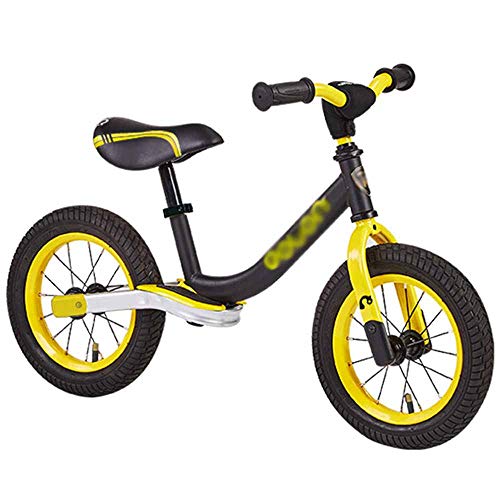 GJQDDP Bicicleta de Equilibrio, sin Pedal Caminata de Equilibrio Niños de 2 a 6 años bebé Coche Infantil Coche equilibrado Deslizamiento yo Pedal de Bicicleta sin Coche Nombre,Amarillo