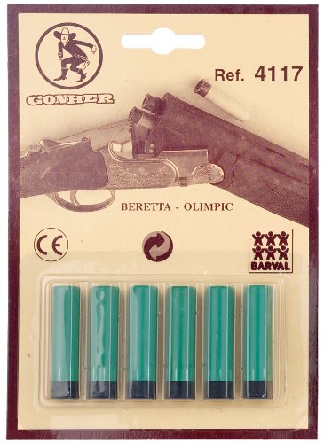 Gonher 4117 - Blister de 6 cartuchos para escopeta