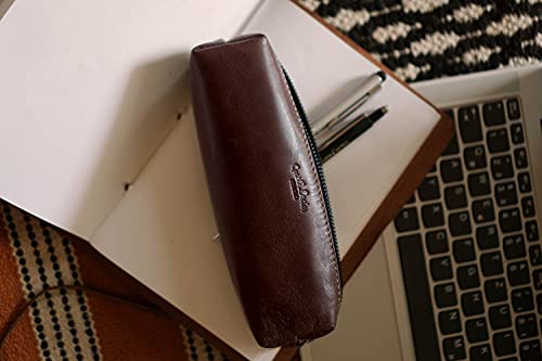 Gusti estuche de cuero Addison estuche neceser marrón