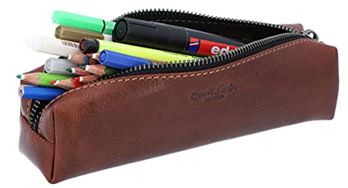 Gusti estuche de cuero Addison estuche neceser marrón