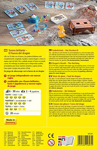 Haba Juego de Mesa Tesoro Brillante-El Huevo del Dragón-ESP, Multicolor (H305301)