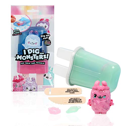 I Dig Monsters-Popsicle pequeño (Personaje enviado al Azar), Color (Flair Leisure Products DGM01000)