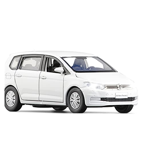 Juguetes Modelos Coches Coleccionables 1:32 para VW Touran L, Modelo Coche Aleación, Vehículos Juguete Fundido A Presión, Coche Juguete Metal, Colección Regalo Adornos Decorativos Festival