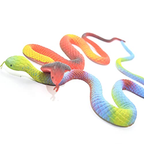 KUNMEI Juguete de Serpiente Magic Grow, Goma Realista, Juguetes de Broma mágica, mordaza de Serpiente Que sopla Agua, Coloridos Juguetes de Serpiente Falsa, Juguetes de Broma para Fiesta de Halloween
