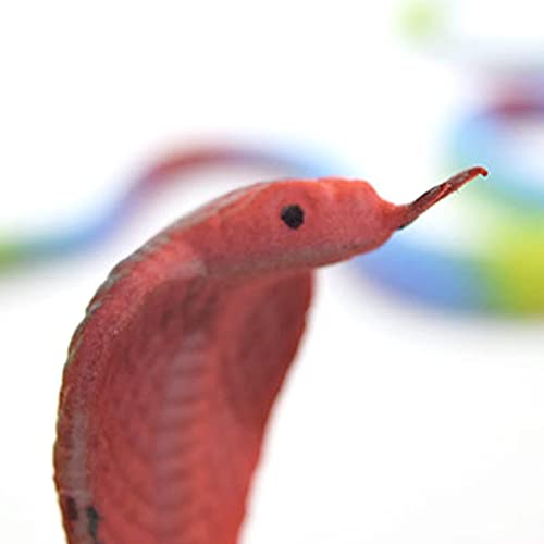 KUNMEI Juguete de Serpiente Magic Grow, Goma Realista, Juguetes de Broma mágica, mordaza de Serpiente Que sopla Agua, Coloridos Juguetes de Serpiente Falsa, Juguetes de Broma para Fiesta de Halloween