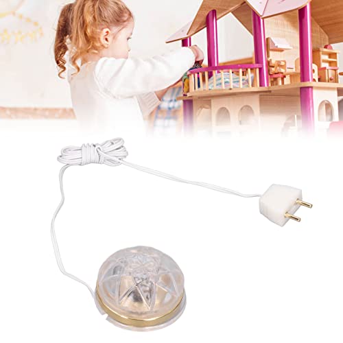 Lámpara de Casa de Muñecas, Mano de Obra Fina Bombilla Reemplazable de Pequeño Volumen Luces de Casa de Muñecas para 1:12 Casa de Muñecas para Bricolaje