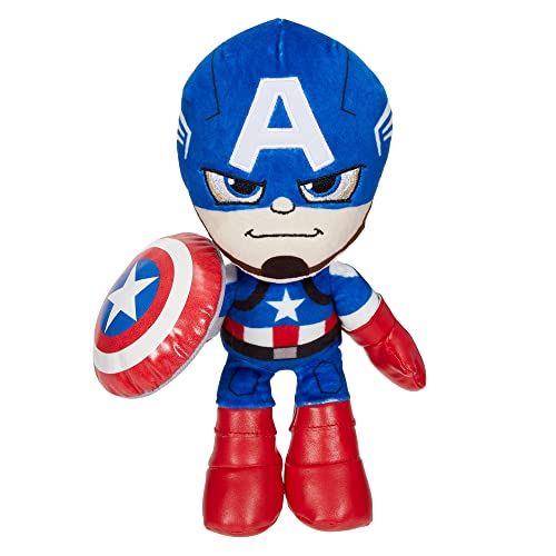 Marvel Peluche Capitán América 20 cm, juguete para niños +3 años (Mattel GYT42)