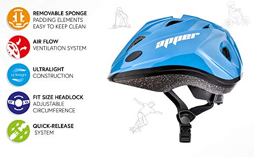 meteor Casco Bicicleta Bebe Helmet Bici Ciclismo para Niño - Cascos para Infantil - Bici Casco para Patinete Ciclismo Montaña BMX Carretera Skate Patines monopatines HB6-5