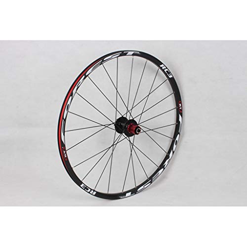 Montaña Ruedas De Bicicleta, 26 Pulgadas MTB Ciclismo Wheels Freno De Disco 11 Velocidad Rodamientos Sellados Bicicleta Hibrida Turismo Deportes (Color : A, Size : 26inch)