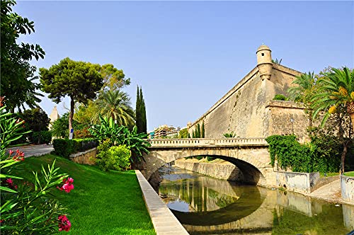 NA Puzzle Decompressing Toy Landscape Architecture Bridges Fortress Spain Palma De Mallorca Balearic 500 Piece Puzzles Games Impossible Jigsaw Puzzles For Adults Jigsaws Educational Games