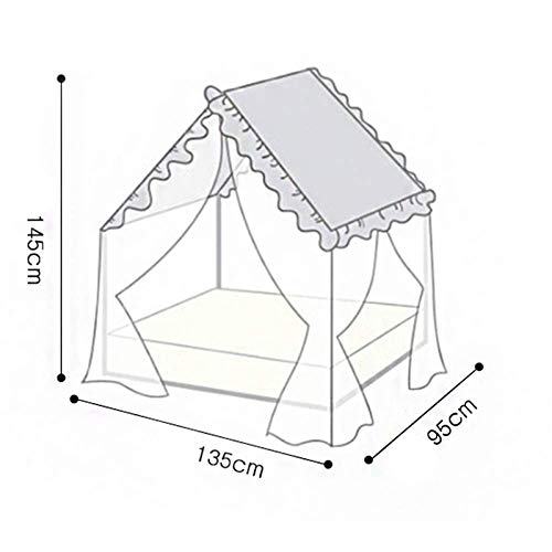 no-logo Tienda Infantil Play House Girl Boy Indoor Princess Room Bed Artifact Home Hogar Casa Tienda Cama (Color : B)