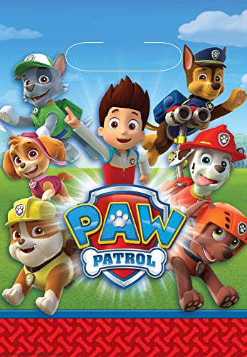Patrulla Canina Bolsas, 8 unidades (Amscan 999137)