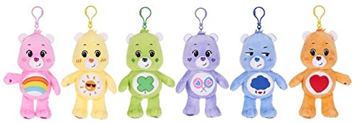 Peluche de osito de la suerte, 14 cm, con clip para llavero, diseño de Unlock The Magic