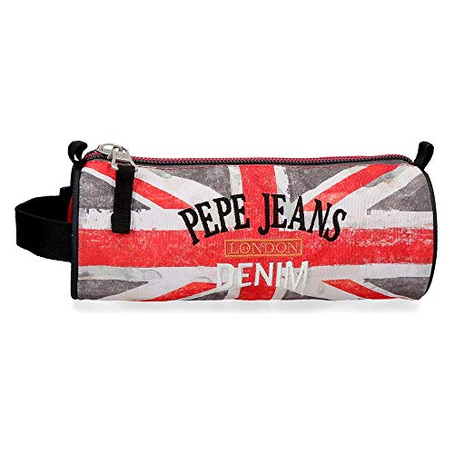 Pepe Jeans Calvin Estuche Redondo Multicolor 23x9x9 cms Poliéster
