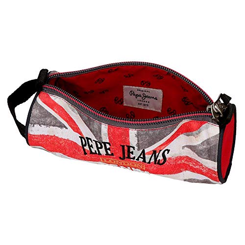 Pepe Jeans Calvin Estuche Redondo Multicolor 23x9x9 cms Poliéster