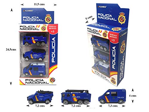 PLAYJOCS GT-8042 Set de vehículos Policía Nacional