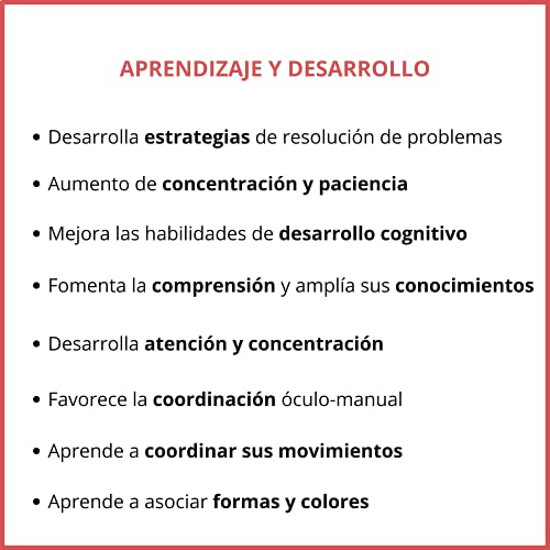 Puzzle 3D Animales de Juguete | Rompecabezas Educativo de Espuma para Construir un Loro y un León | Ideal para Niños Pequeños|Desarrollarán la Inteligencia, Memoria y Creatividad