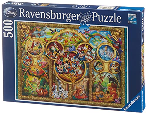 Ravensburger 14183 - Puzle (500 Piezas), diseño de Personajes de Disney