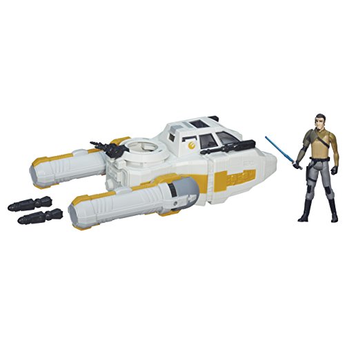 Star Wars - Figura Scout Bomber con vehiculo Y-Wing