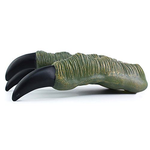 THEE 1 Par de Garra de Dinosaurio de Juguete Accesorios de Disfraz de Halloween Guantes de Dinosaurio