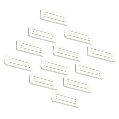 Tomaibaby 12Pcs Fijador del Soporte de La Tira de Alimentación sin Agujero Enchufable Fijador de La Etiqueta Engomada del Enchufe de Pared para La Pared del Escritorio WiFi Router Control