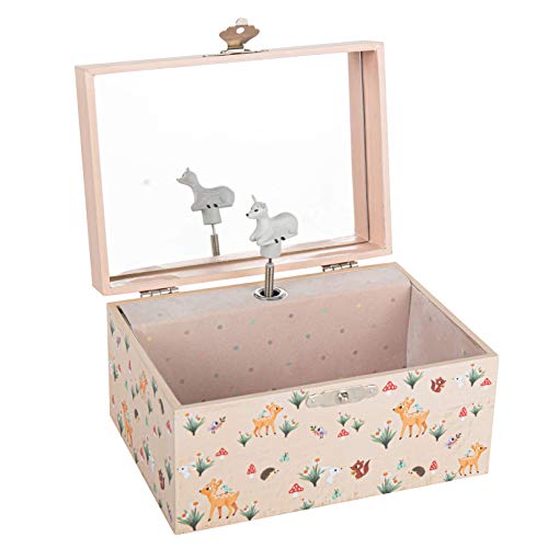 Trousselier - Ninon In Forest - Joyero musical - Regalo ideal para niña joven - Bella durmiendo - Tchaikovsky - Multicolor - 2 unidades