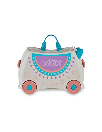 Trunki- TRUNIKI Maleta Lola Llama Mochilas y fiambreras, Color Rosa (80356)