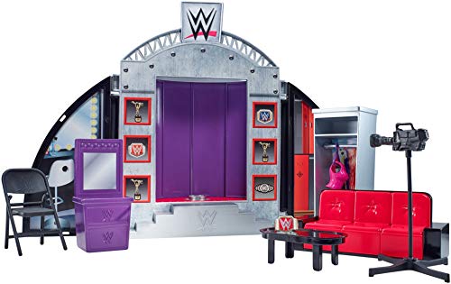 WWE- Escenario Superestrellas de Las Figuras de acción, Multicolor (Mattel FGY29)